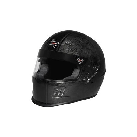 G-Force Full Face Reinforced Composite Shell With EPS Liner Snell SA 2020 Rated Extra Large Black 13014XLGBK